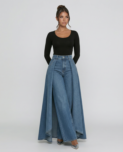 DreamDrape - Pantalones Fluidos de Pierna Ancha