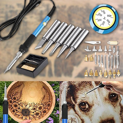 FlameForge – Kit de herramientas de pirograbado de precisión para madera