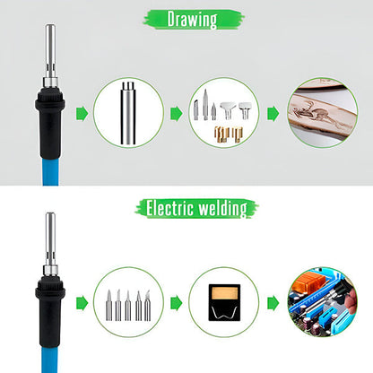 FlameForge – Kit de herramientas de pirograbado de precisión para madera