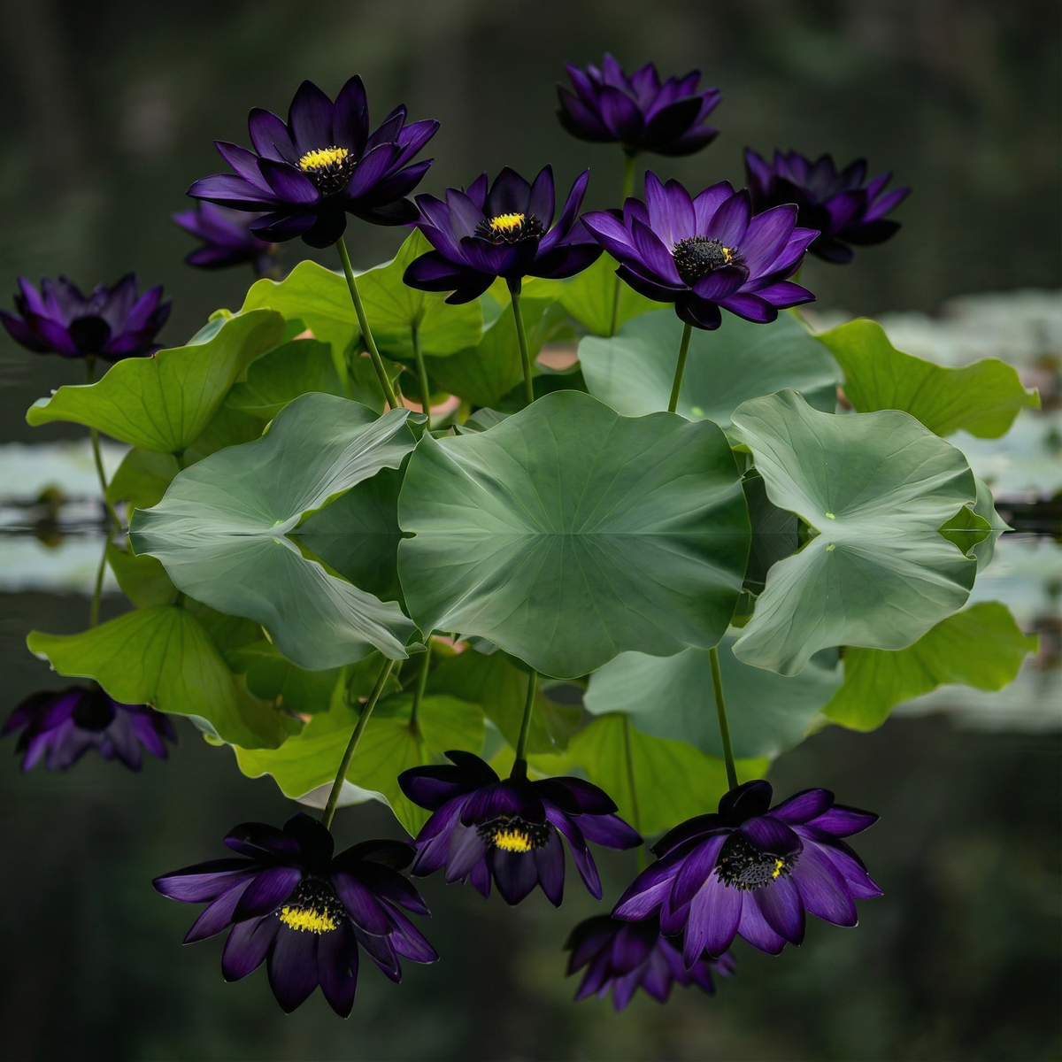 ZenLotus – Semillas de loto morado medianoche