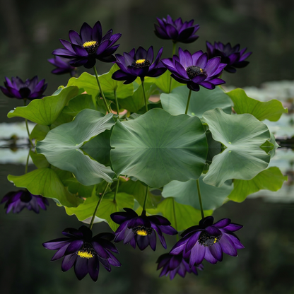 ZenLotus – Semillas de loto morado medianoche