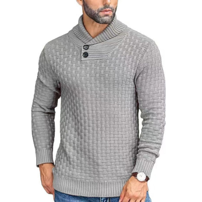 Leo-Strickpullover mit Knopfleiste | ALEVITA
