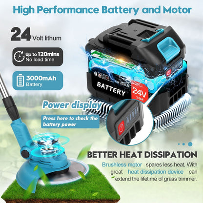 YardBlade – Kabelloser 3-in-1 Rasen-Profi