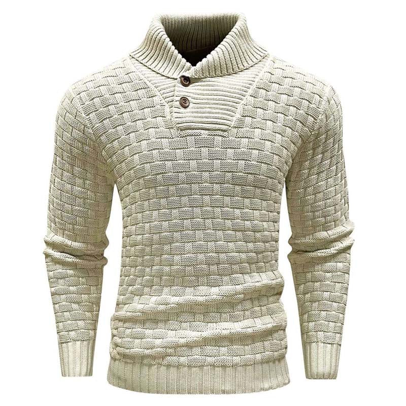 Leo-Strickpullover mit Knopfleiste | ALEVITA