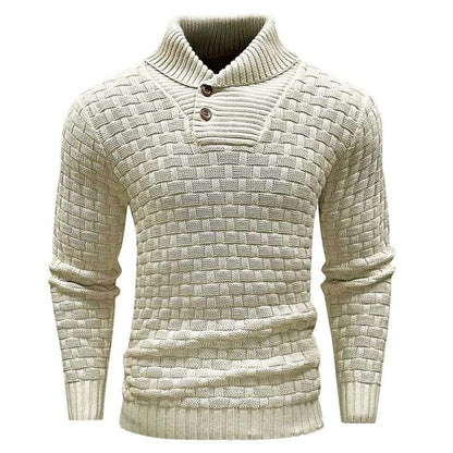 Leo-Strickpullover mit Knopfleiste | ALEVITA