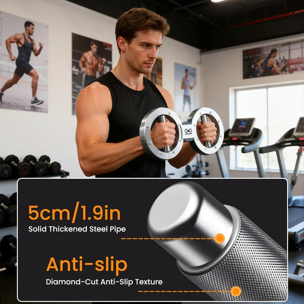 GripMax – Máquina de entrenamiento de fuerza rotatoria