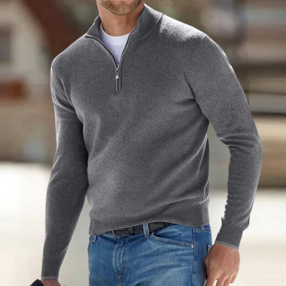 ALEVITA | Santous Zip-Up Sweater