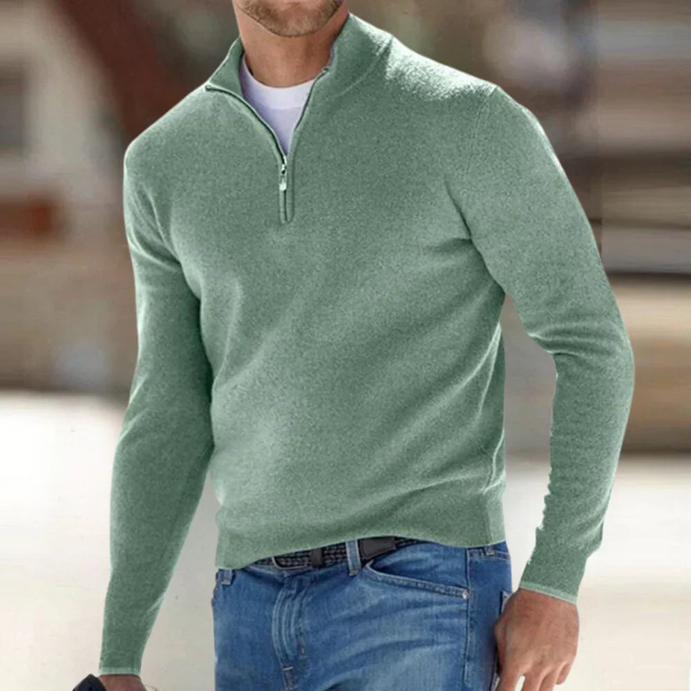 ALEVITA | Santous Zip-Up Sweater