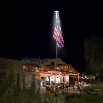 SolarGlory – Mástil telescópico con luz LED