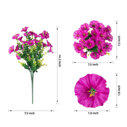 EverBloom – Flores de Petunia Artificiales Resistentes a los Rayos UV