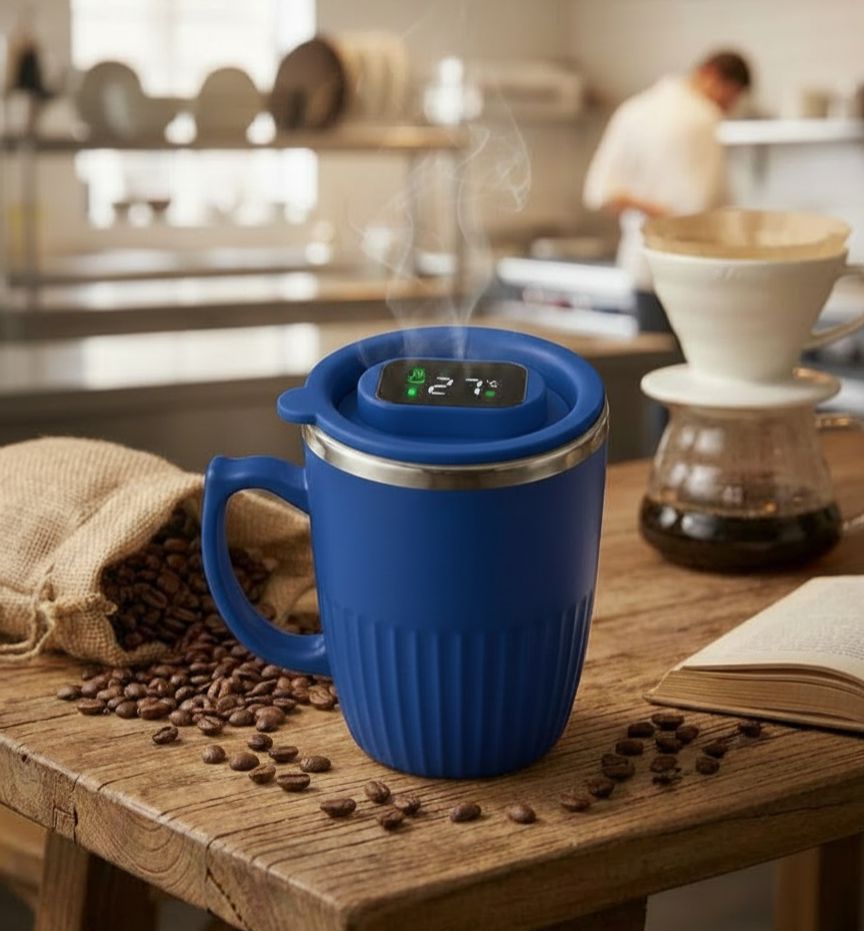 ThermoGlow – Taza con pantalla LED de temperatura