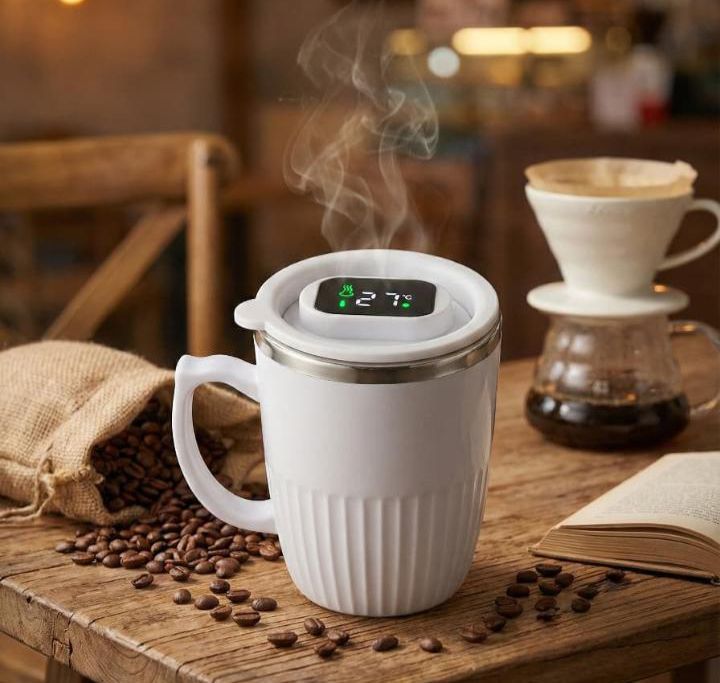 ThermoGlow – Taza con pantalla LED de temperatura