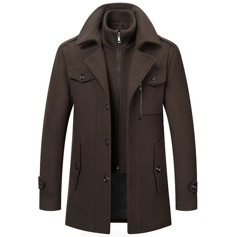 PEAKY™ | Zweiteiliger Herrenmantel für Stil und Wärme