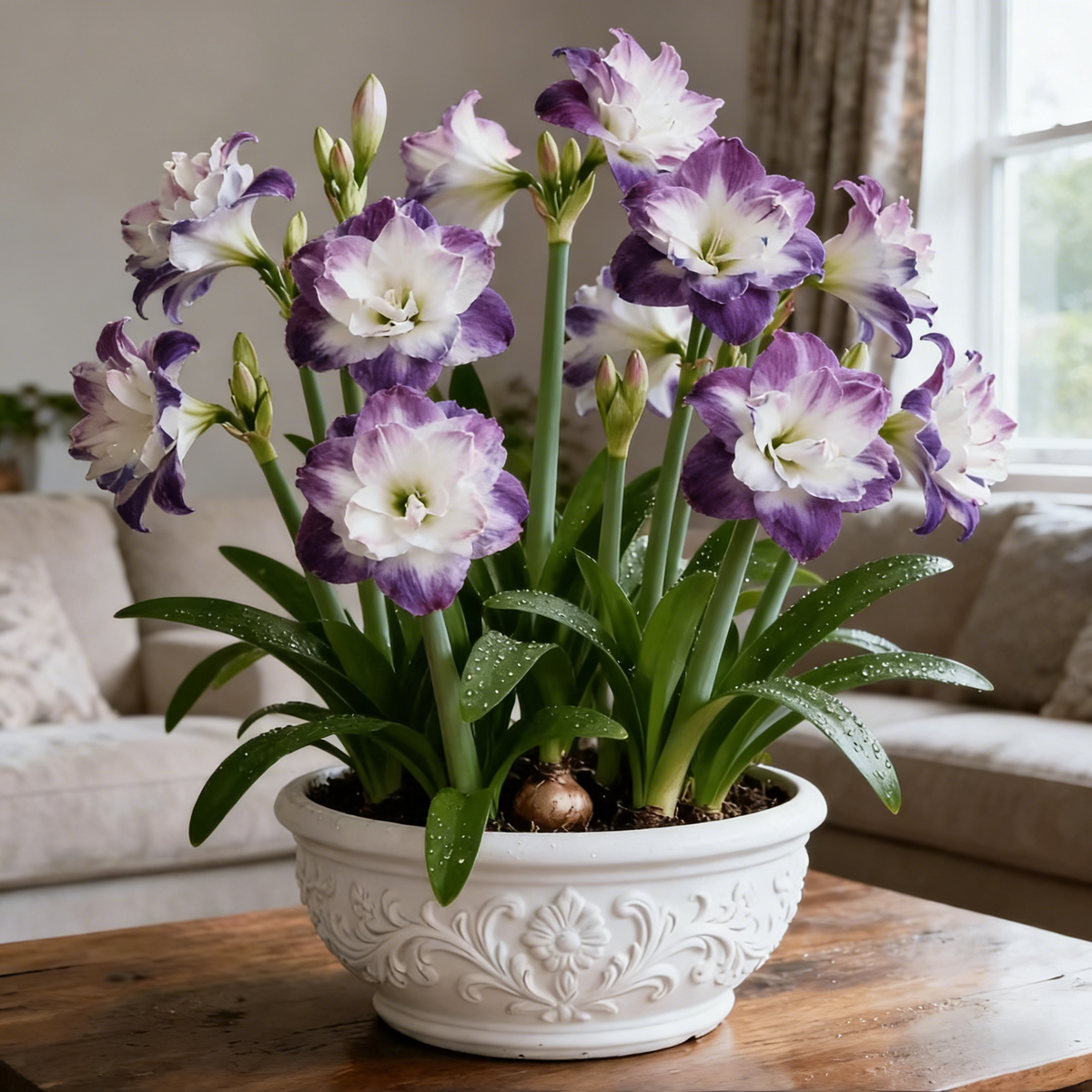FloraGiant – Floración masiva de Hippeastrum