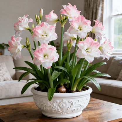 FloraGiant – Floración masiva de Hippeastrum