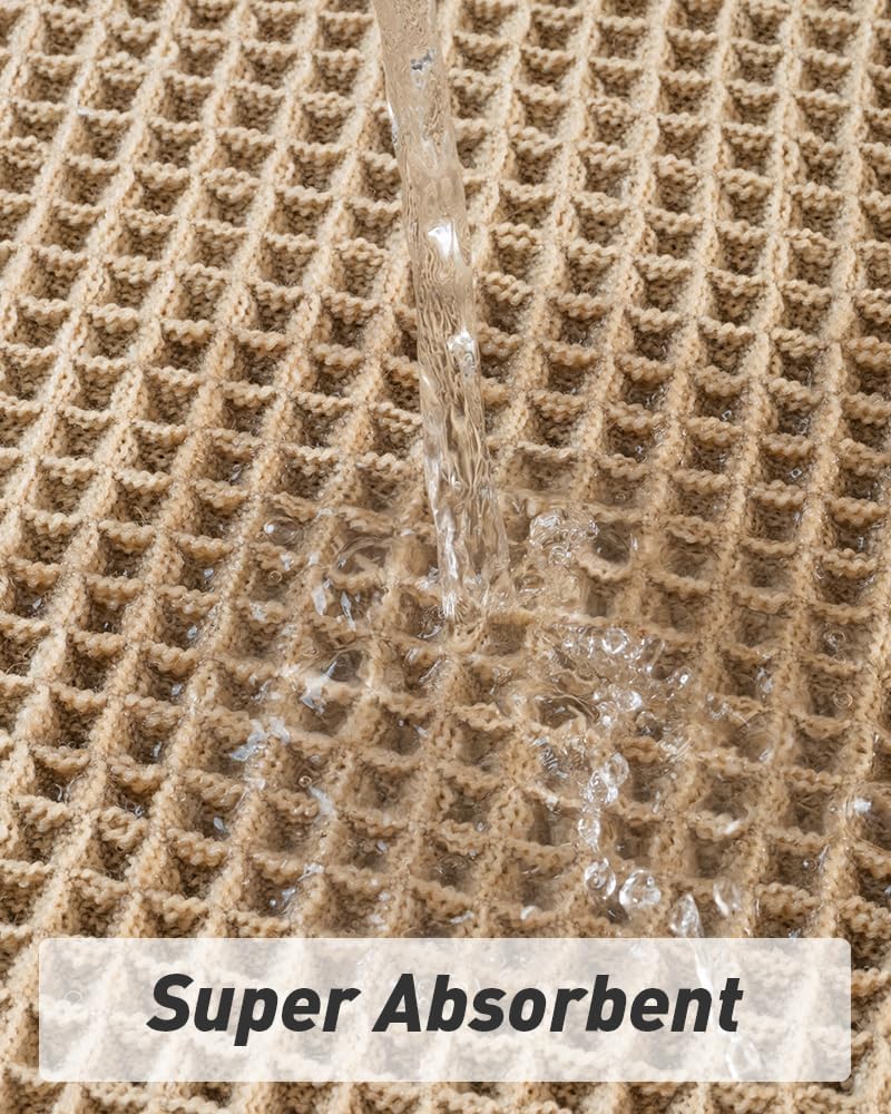 WaffleCloud – Alfombrilla de baño ultra absorbente