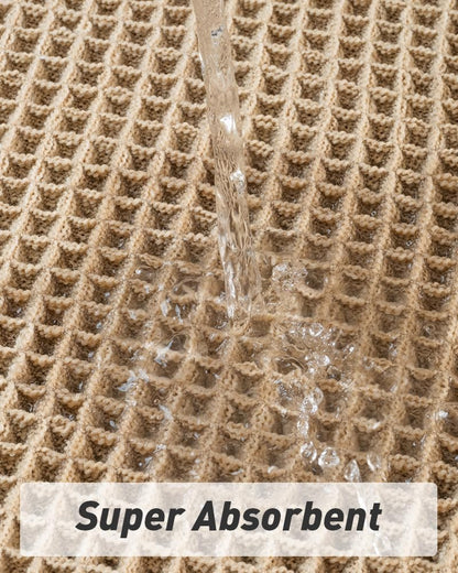 WaffleCloud – Alfombrilla de baño ultra absorbente