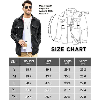 VistaWork – Camisaco utilitario versátil con forro de franela