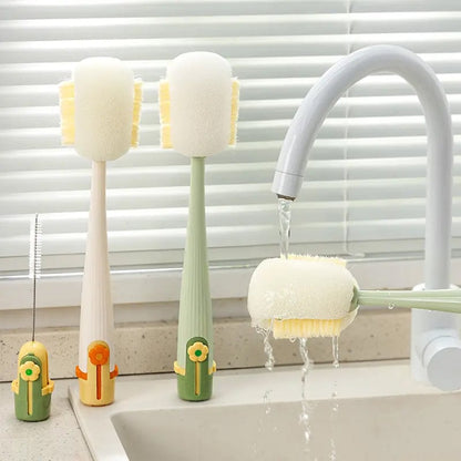 BrushPro | Cepillo de limpieza de botellas 5 en 1 versátil