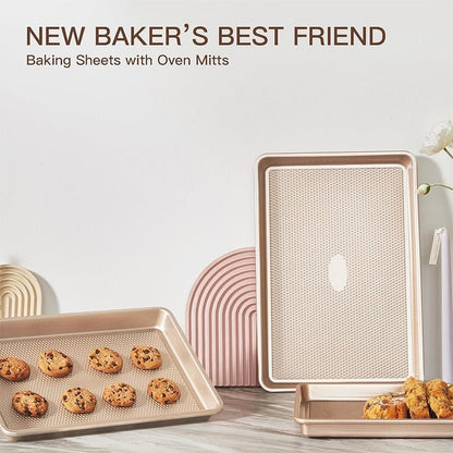 BakePro – Backblech-Set mit Diamantstruktur