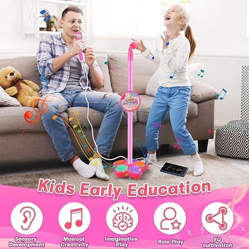 FunVoice – Micrófono para niños con soporte estable