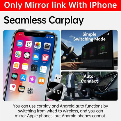 MirrorMax – Nahtloser kabelloser CarPlay-Konverter