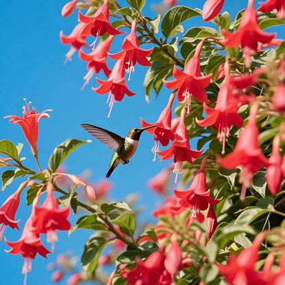 FloraAura "Alfombra de Colibríes" – Semillas de Epilobium garrettii Rainbow Burst