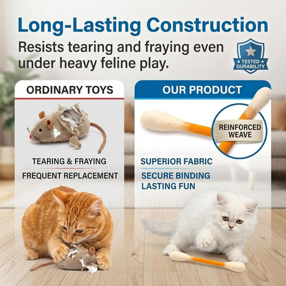CatJoy Max – Juguetes para Gatos Tamaño Grande con Hierba Gatera