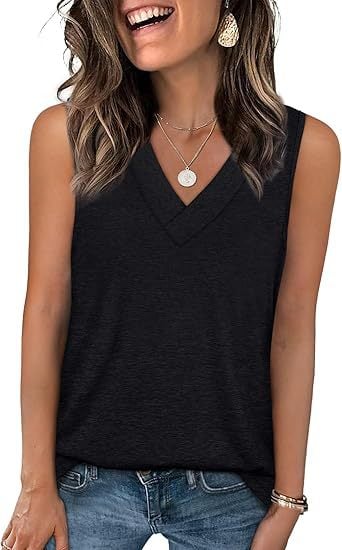 SoftEase – Top casual sin mangas para mujer de corte ajustado
