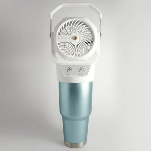 CoolCruise – Ventilador pulverizador de refrigeración premium para portavasos