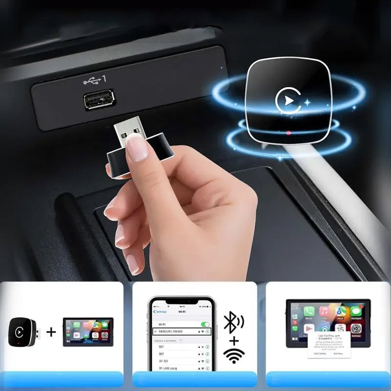 AutoConnect – Adaptador inalámbrico universal para CarPlay