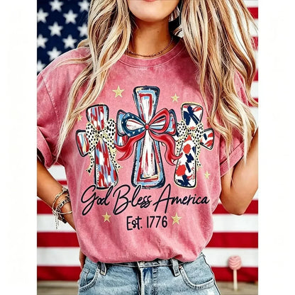 GodBless – Camiseta vintage de mujer del 250.º aniversario