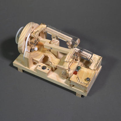 MarbleCraft – Juguete de construcción de bloques de madera con canicas