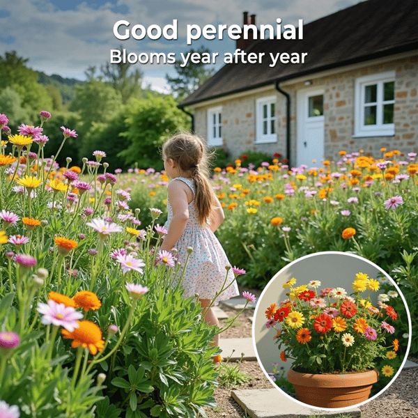 FloraBurst – Colección de semillas de flores perennes mixtas