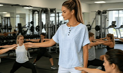 LunaWear – Blusa de manga corta con cuello redondo