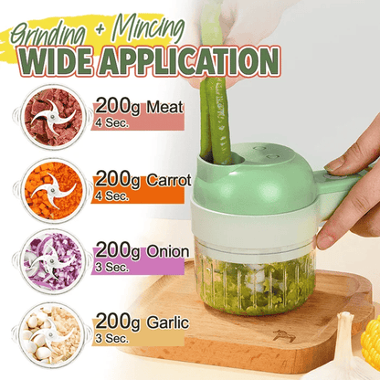 VegiChop – Kompaktes 4-in-1-Schneidesystem
