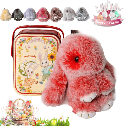 HopCharm – Llavero de peluche con conejito adorable