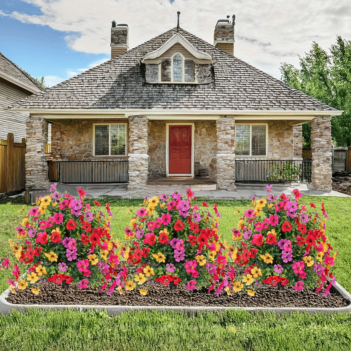 VividPetals – Allwetter-Blumenset
