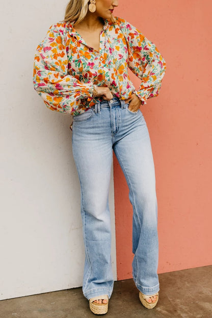 ShapeDenim – Jeans de pernera recta con lavado vintage
