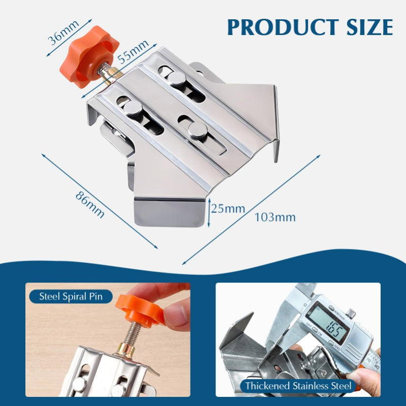 EasyAngle – Pinza de ángulo recto de fijación rápida