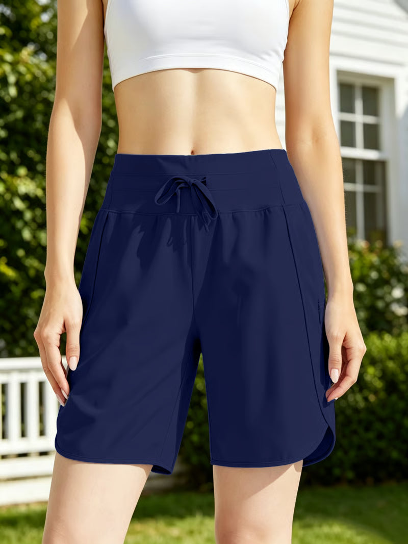 FlexFit – Performance-Laufshorts mit hoher Taille
