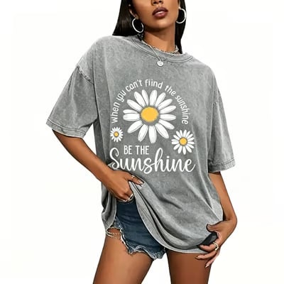 CottonGlow – Atmungsaktives, locker sitzendes Sommer-T-Shirt für Damen
