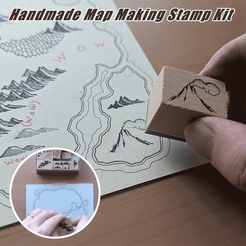 MapCraft – Handmade Map Making Stamp Kit