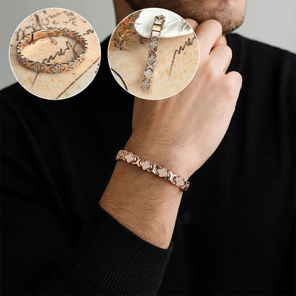 BloomGrace – Kupferarmband mit Blumen, eleganter Stil