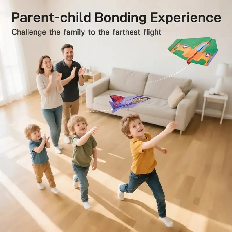 FlyBuild – Kit creativo de aviones de papel para niños
