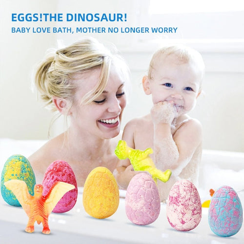 DinoGlow – Spaßige & bunte Badebomben-Eier