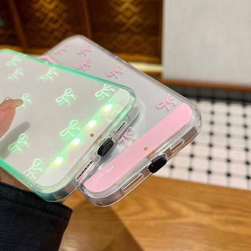 GlowBow Luxe – Funda de teléfono con luz LED