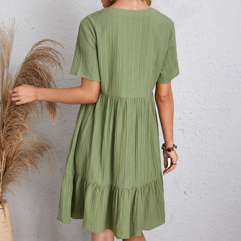 VintageMuse – Damen-Oberteil mit V-Ausschnitt im Retro-Stil