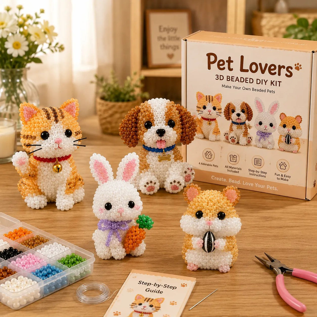 BeadCraft Mini – DIY-Set für winzige 3D-Perlentiere