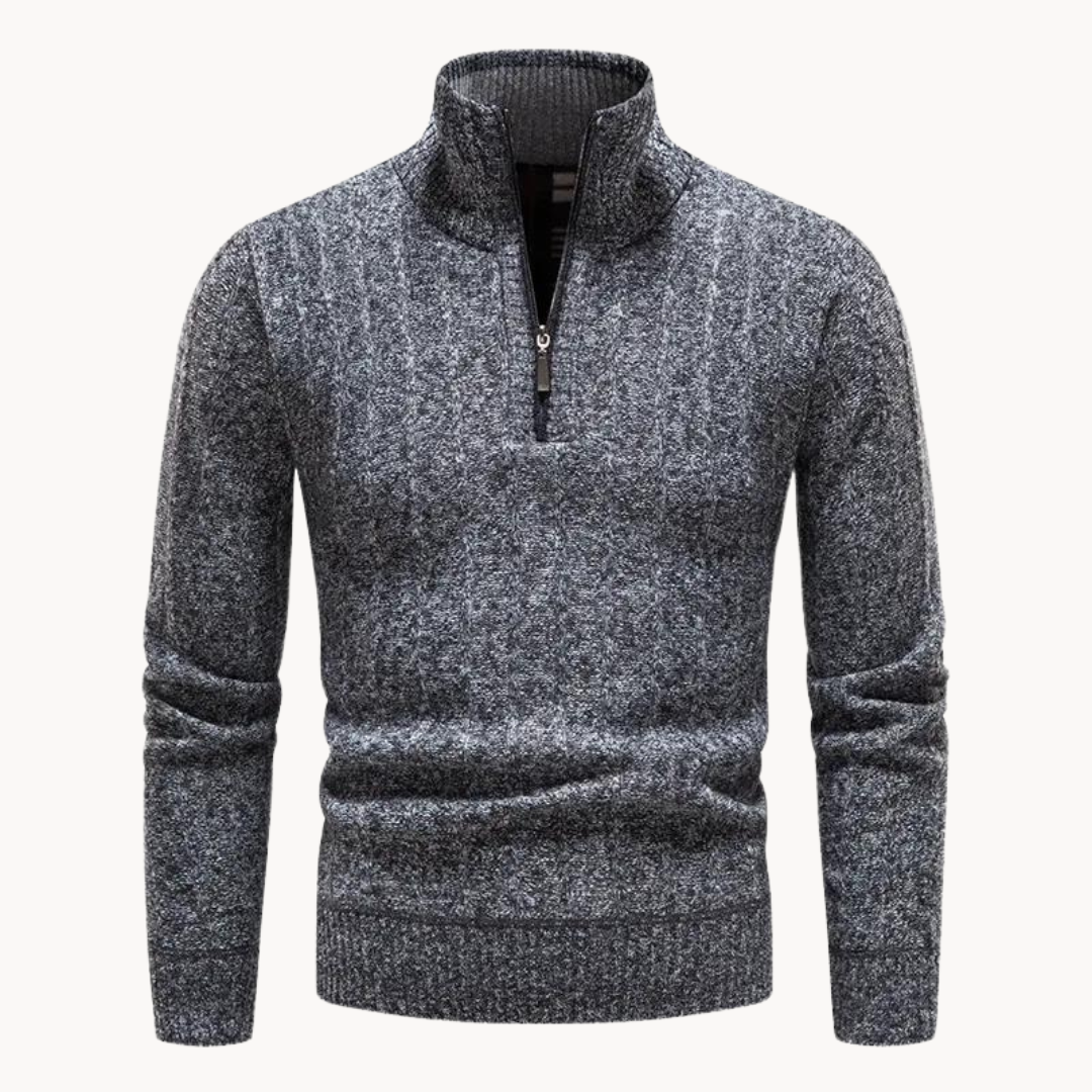Freddie Quarter-Zip-Pullover | ALEVITA